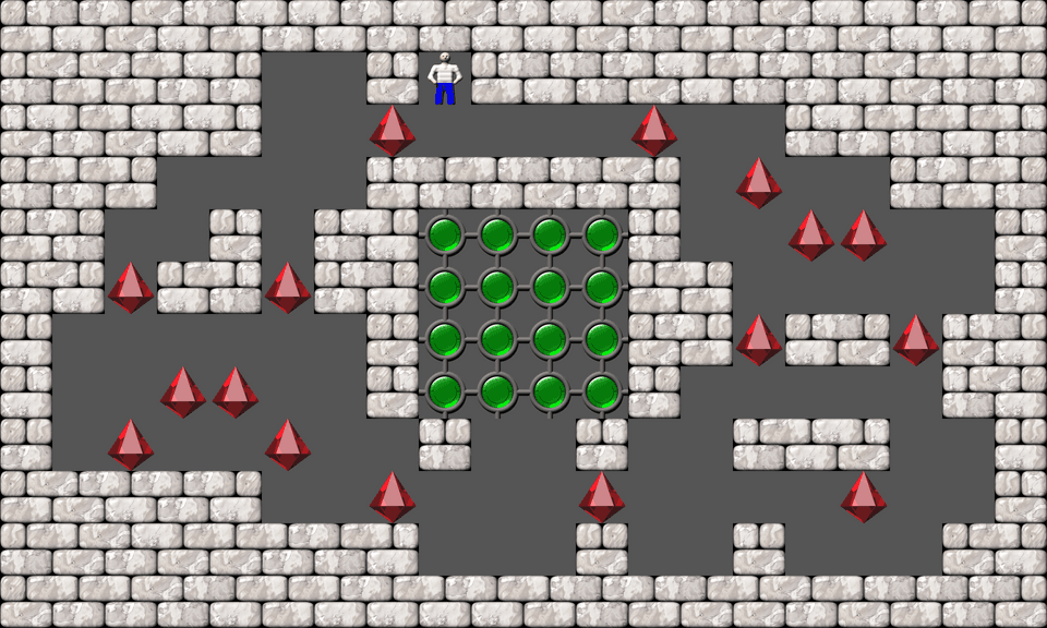 Сокобан More Bugs collections уровень 689